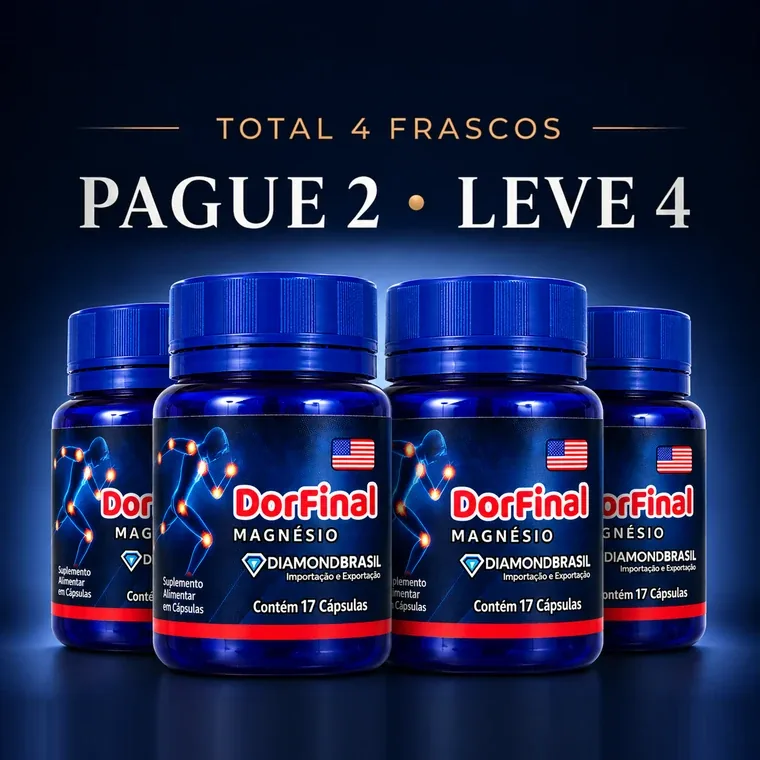 Kit com 4 frascos de Dor final: pague 2, leve 4