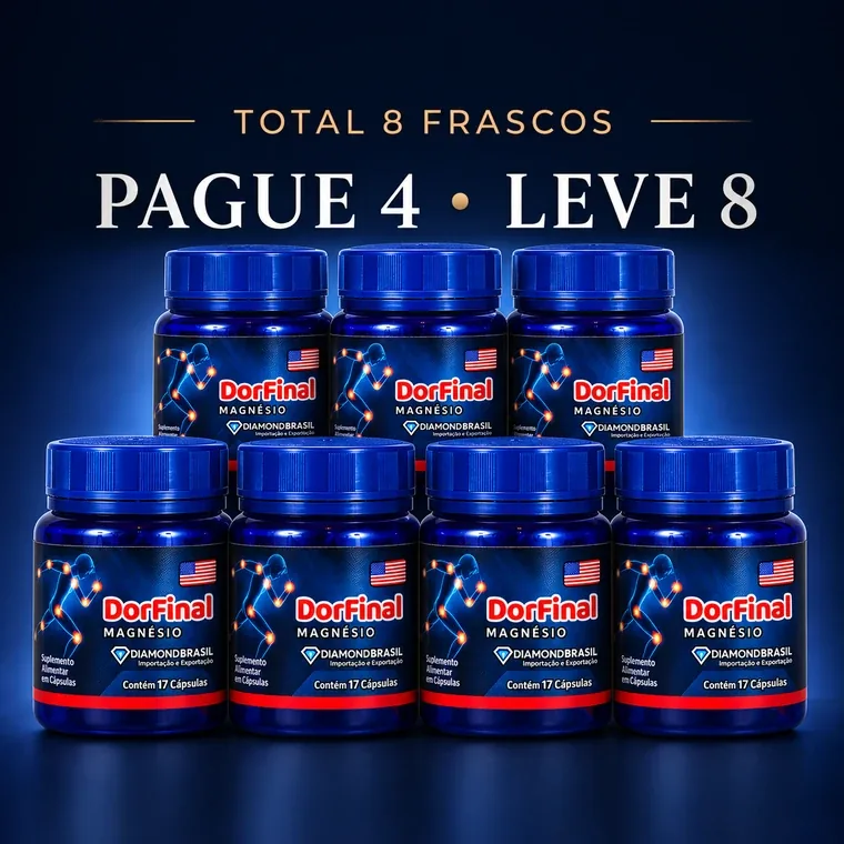 Kit com 8 frascos de Dor final: pague 4, leve 8